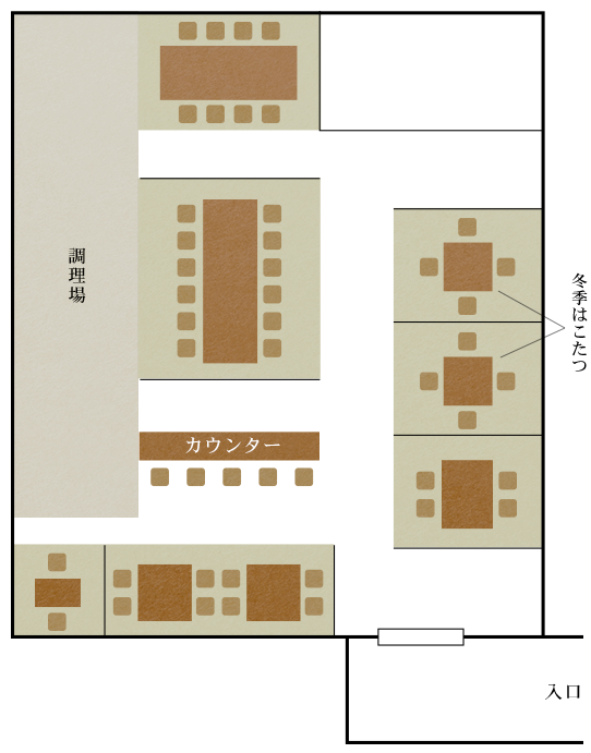 店内見取り図